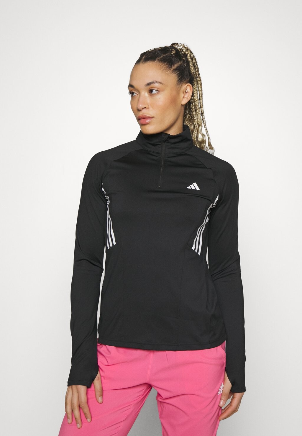 

Блузка с длинными рукавами Adidas, черный