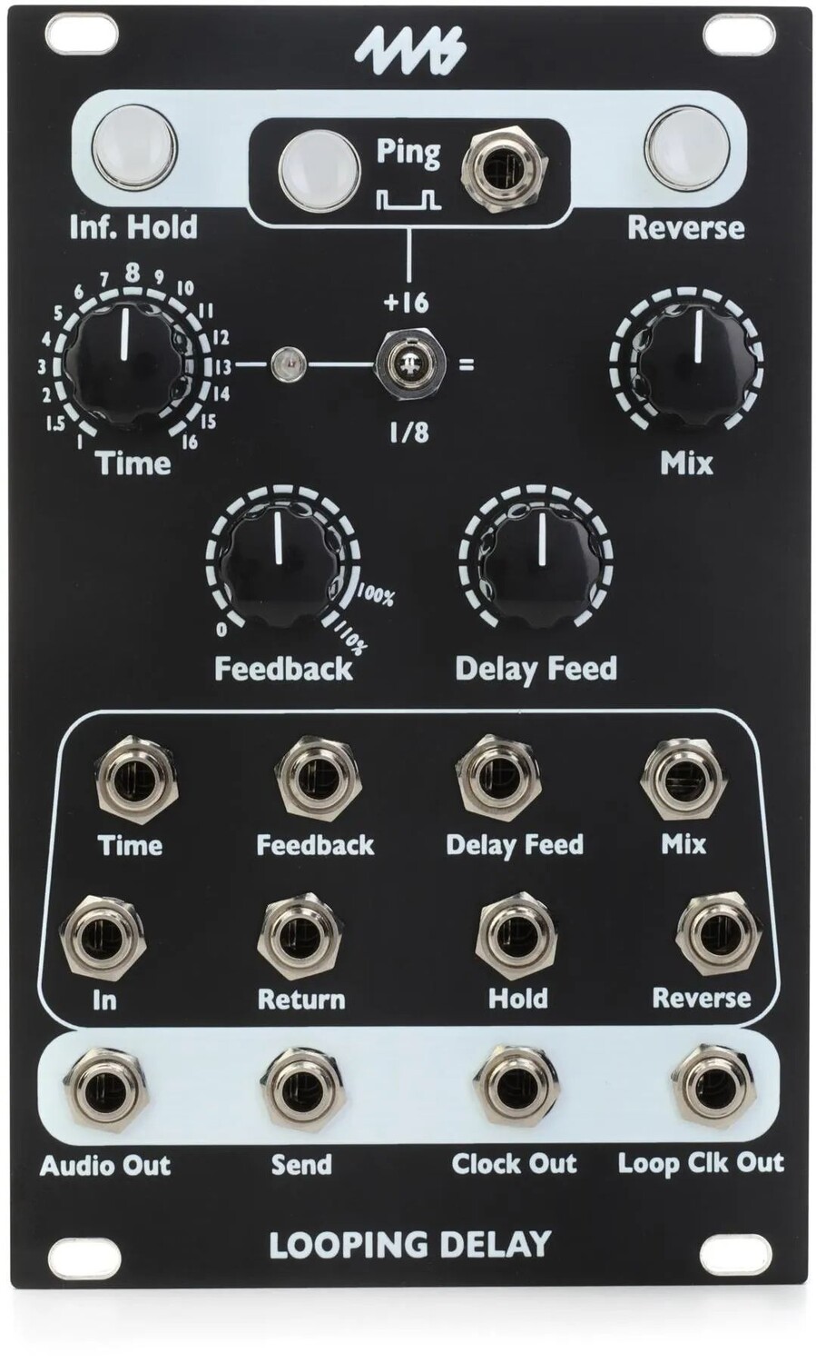 

Новый модуль циклической задержки 4 мс Eurorack