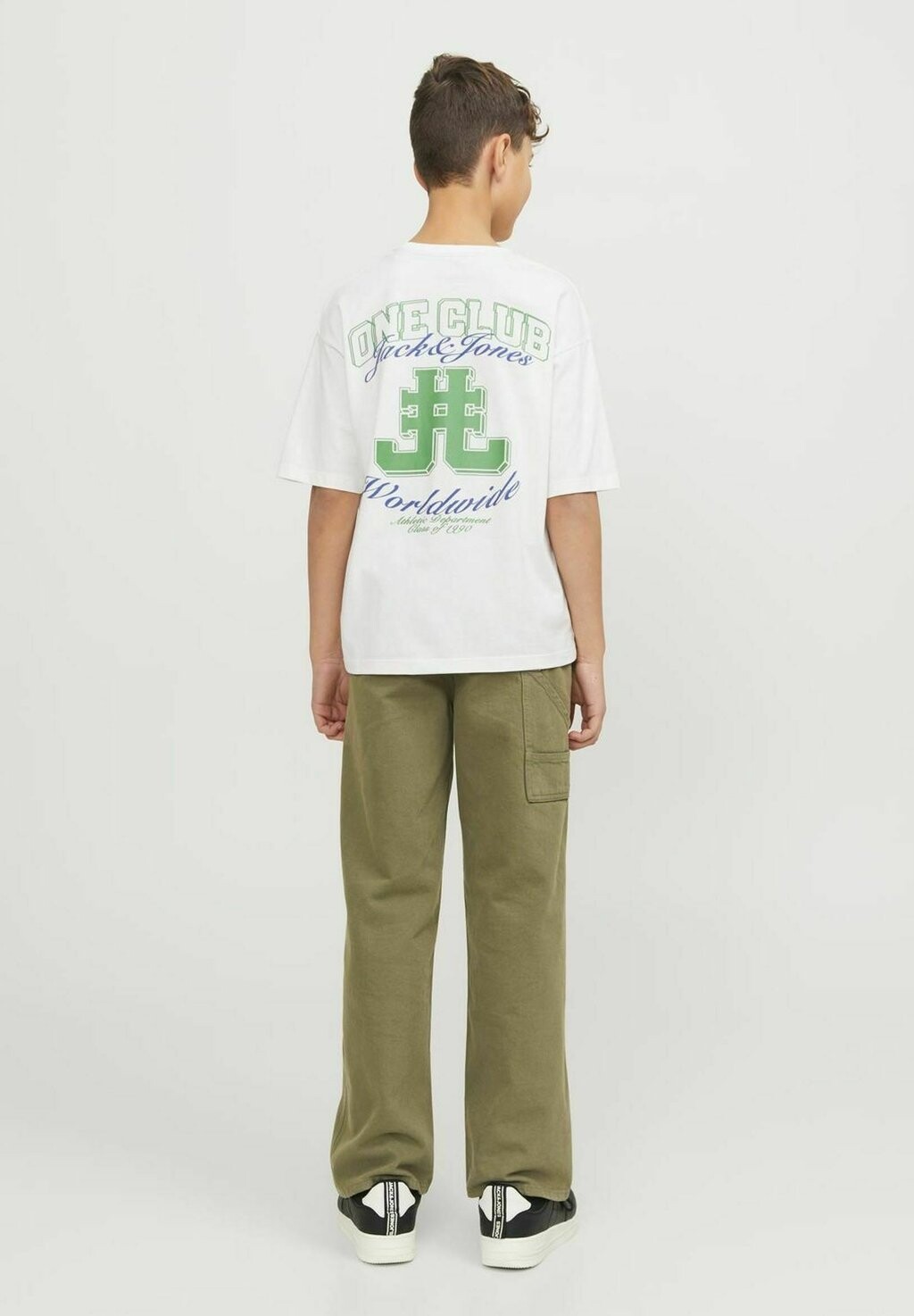 

Футболка с принтом GEDRUCKT Jack & Jones Junior, цвет cloud dancer