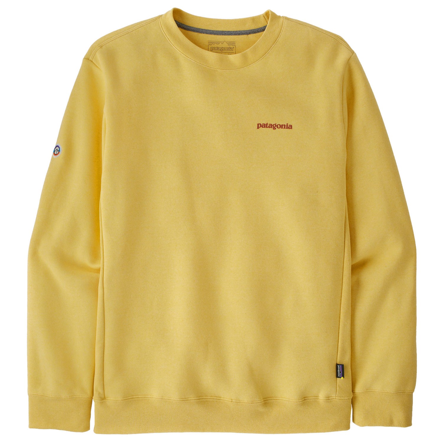 Пуловер Patagonia Fitz Roy Icon Uprisal Crew Sweatshirt, цвет Milled Yellow толстовка fitz roy icon uprisal crew patagonia цвет milled yellow