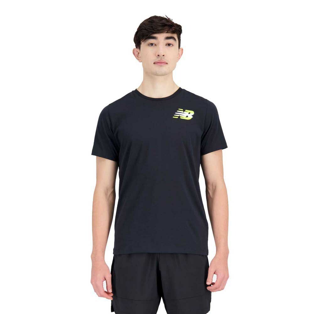 

Футболка New Balance Graphic Heathertech, черный