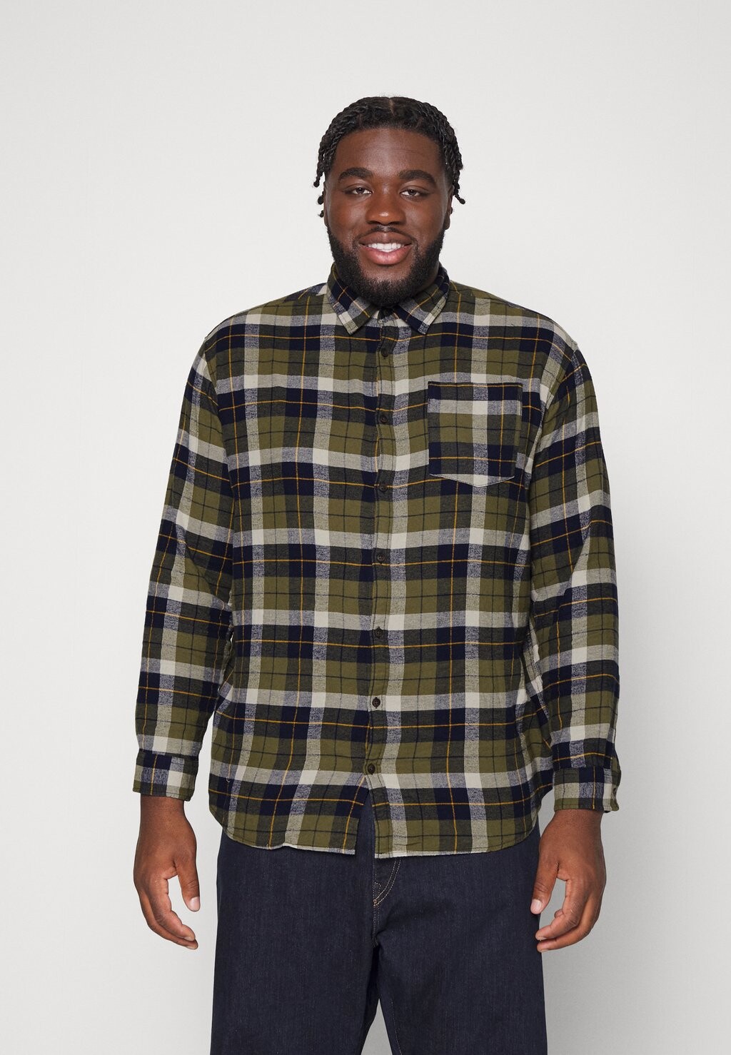 

Рубашка JOROWEN CHECK COMFORT SHIRT Jack & Jones, цвет olive night