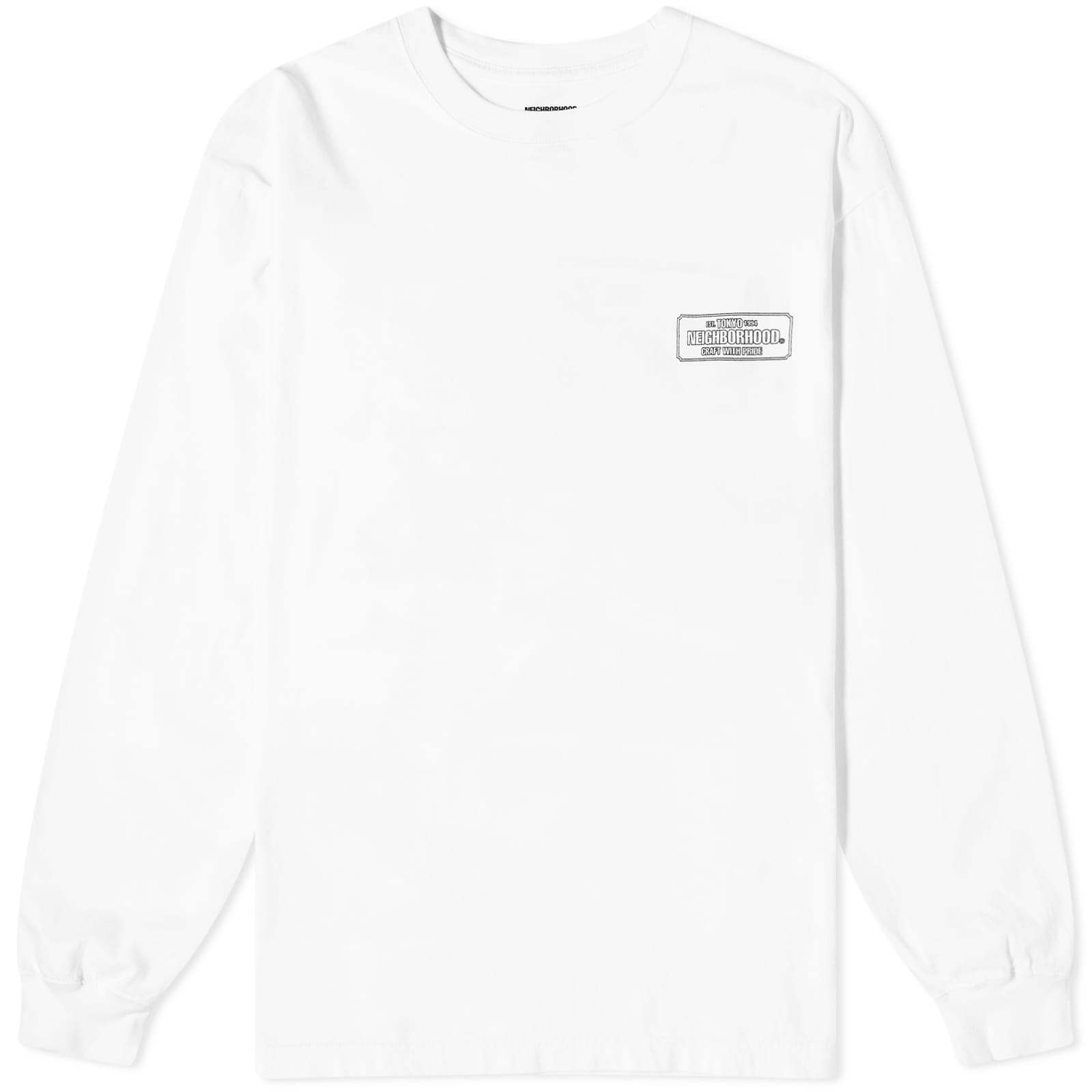 

Футболка Neighborhood Long Sleeve Ls-1, белый