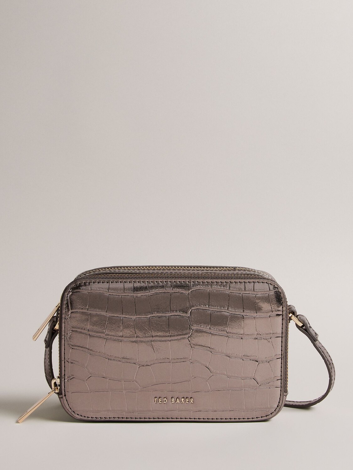 

Кожаная сумка через плечо Stina Ted Baker, бронза