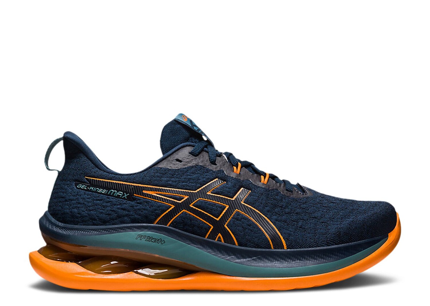 

Кроссовки ASICS Gel Kinsei Max 'French Blue Bright Orange', синий, Синий;серый
