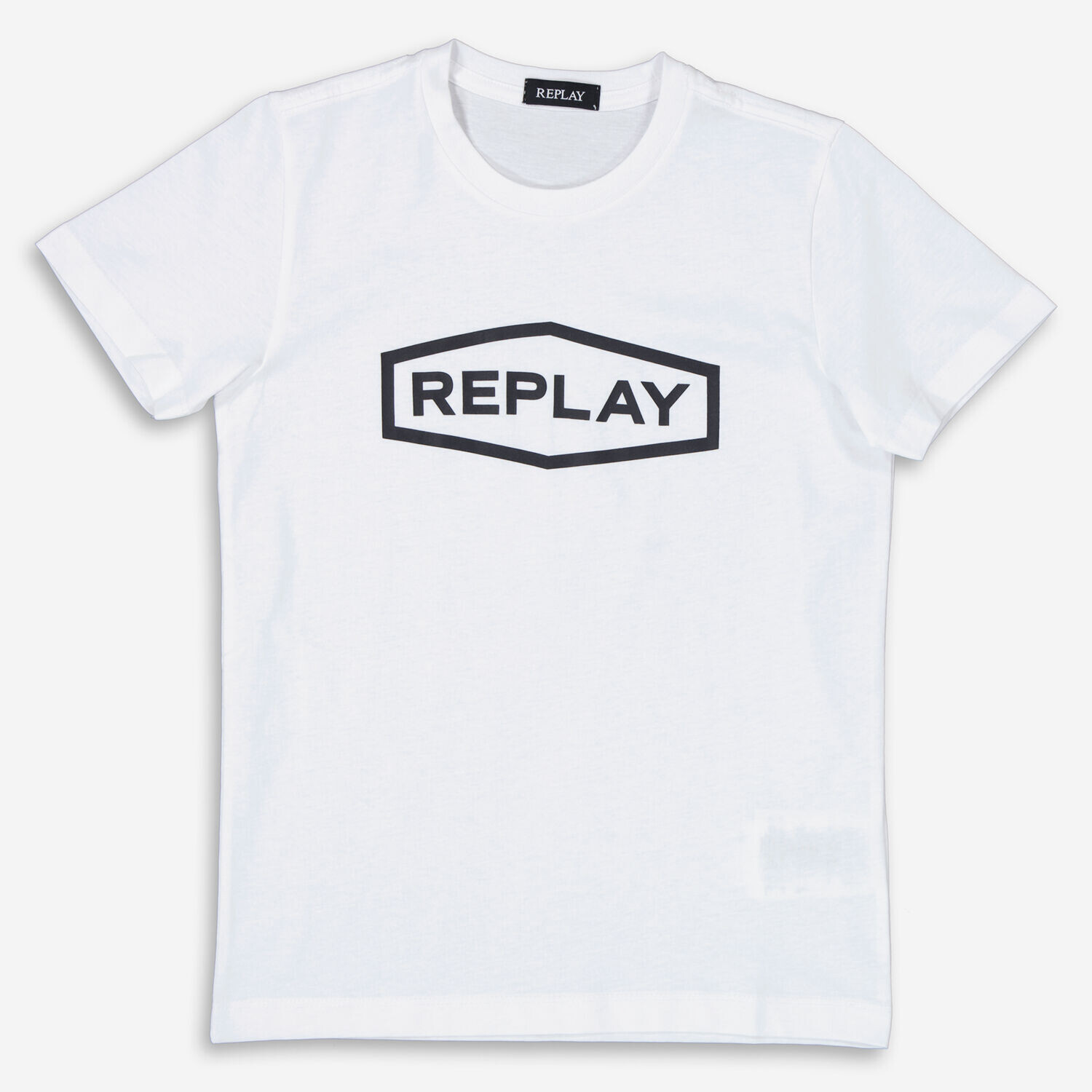 

Белая футболка с логотипом Replay, Белый