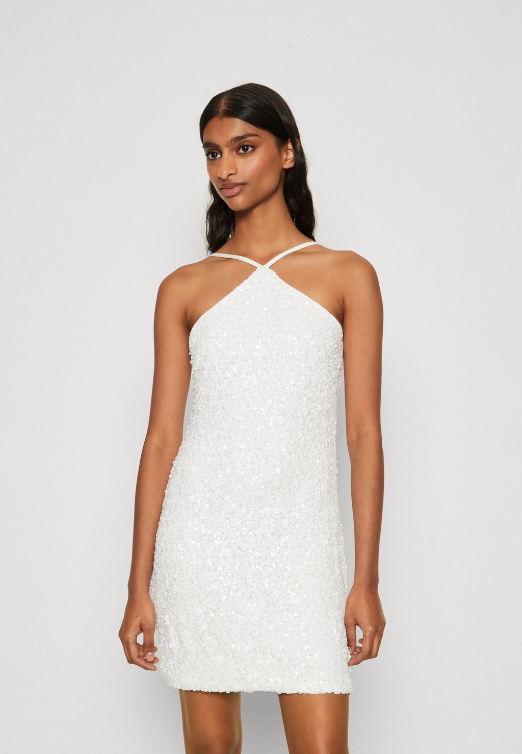 

Элегантное платье Yasariella Sequin Mini Dress YAS, цвет star white