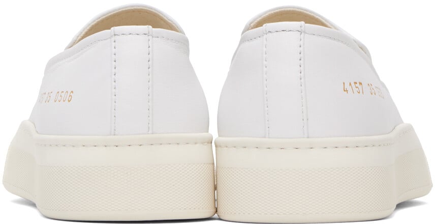 

Common Projects Белые кроссовки без шнуровки