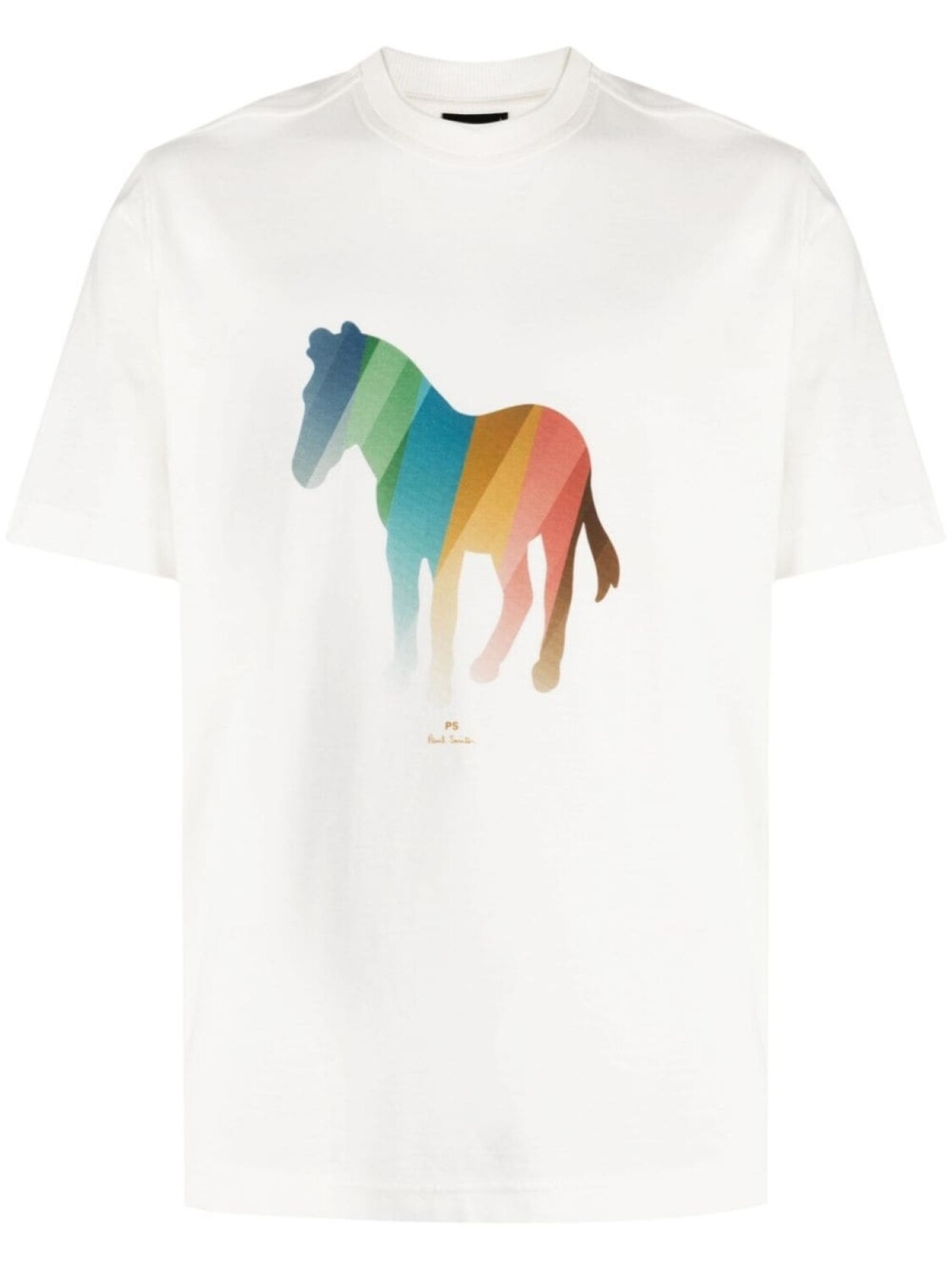 

PS Paul Smith футболка с принтом Zebra, белый