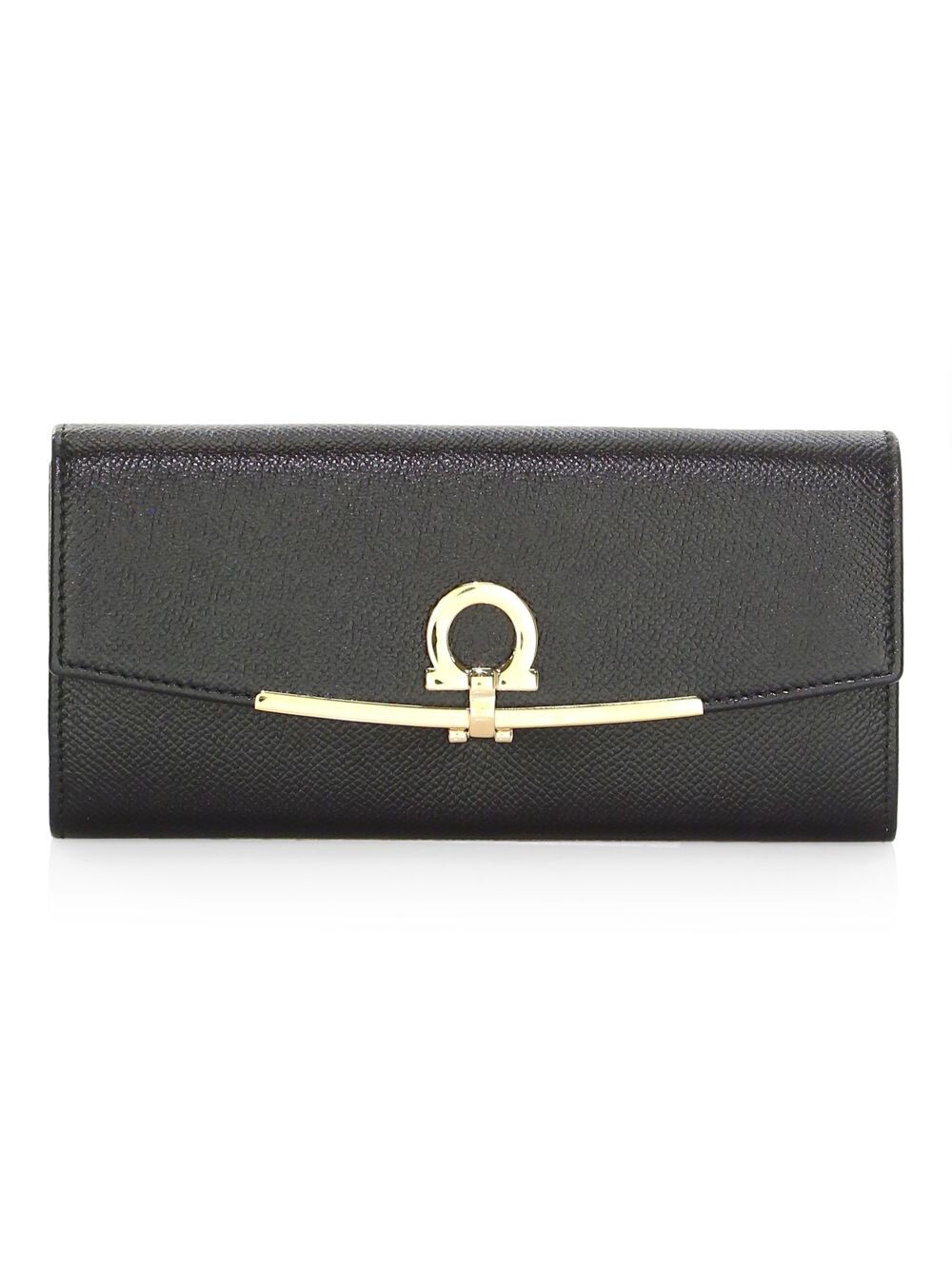 

Кожаный кошелек Gancini Continental FERRAGAMO, черный