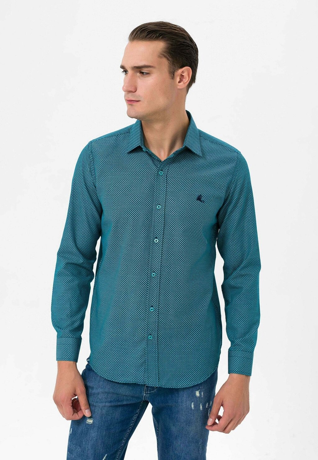

Рубашка Regular Fit Daniel Hills, синий
