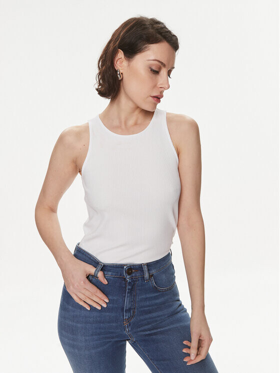 

Топ приталенного кроя Max Mara Leisure, белый