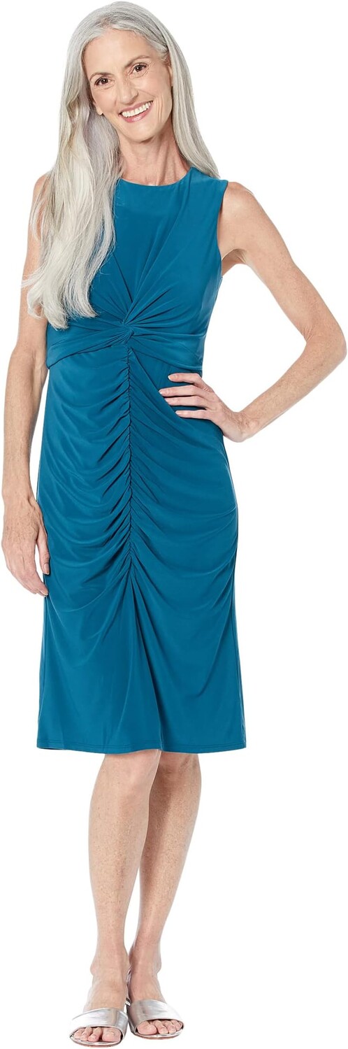 

Платье Ity Bodycon with Ruched Front Skirt Vince Camuto, цвет Teal