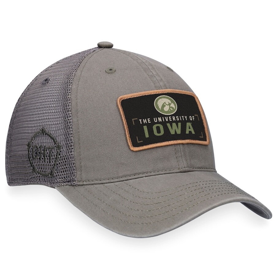 

Бейсболка Top of the World Iowa Hawkeyes, оливковый