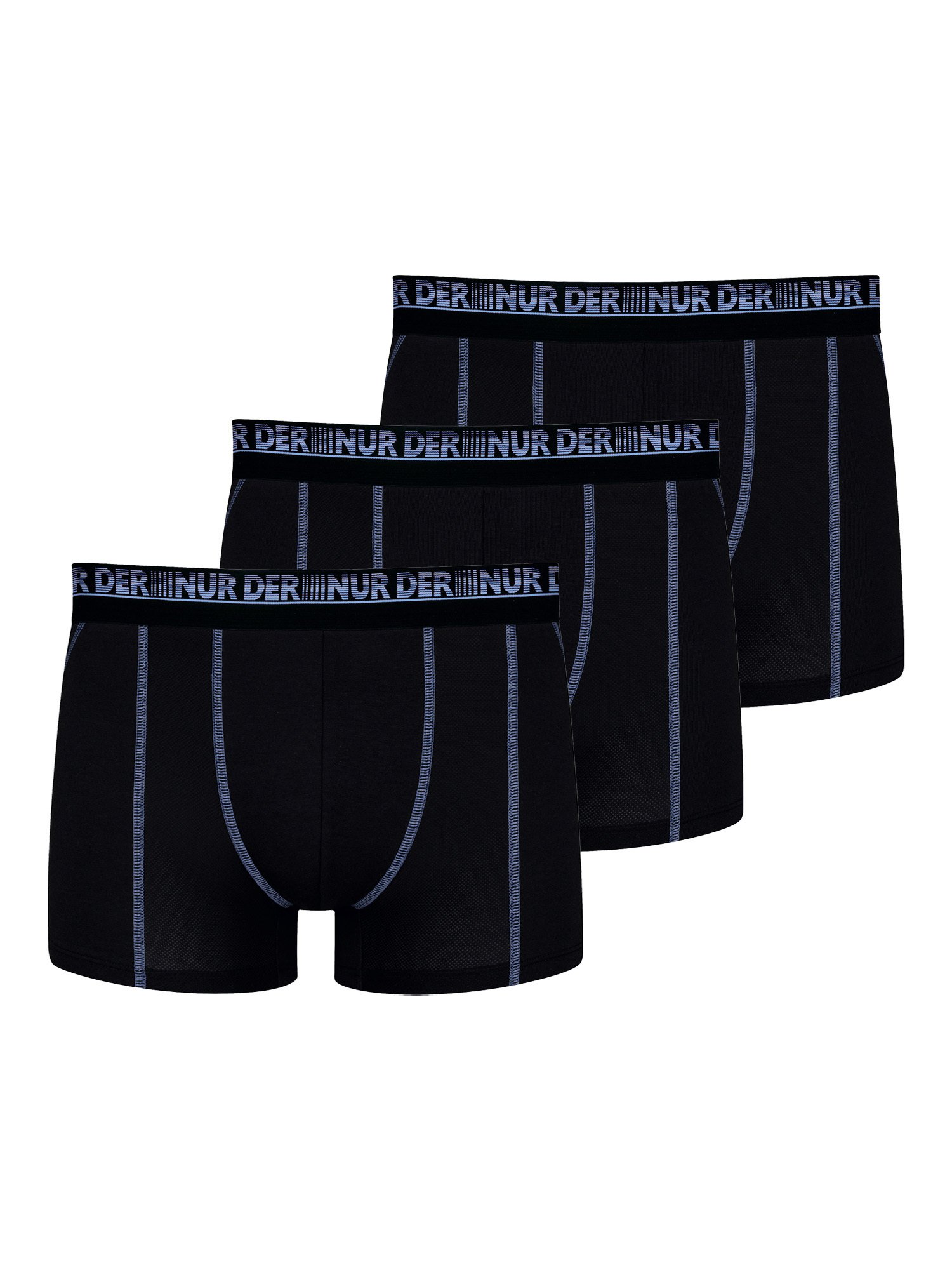 

Боксеры NUR DER Retro Boxer 3D-Flex Air, цвет schwarz/denimblau