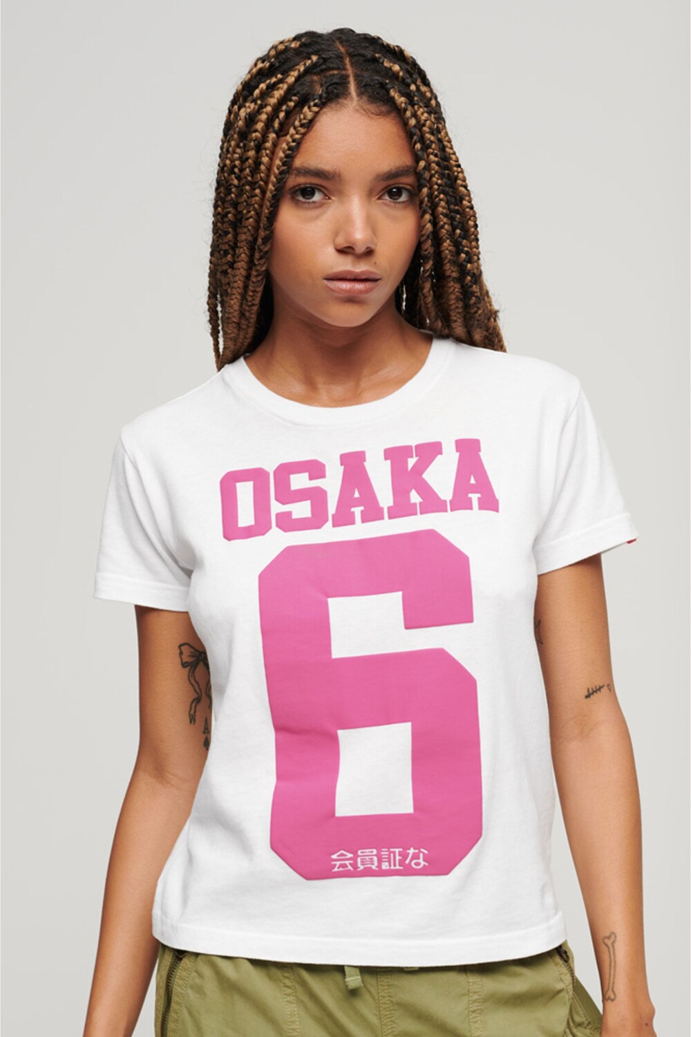 

Осака 6 неоновых 90-х Superdry, белый