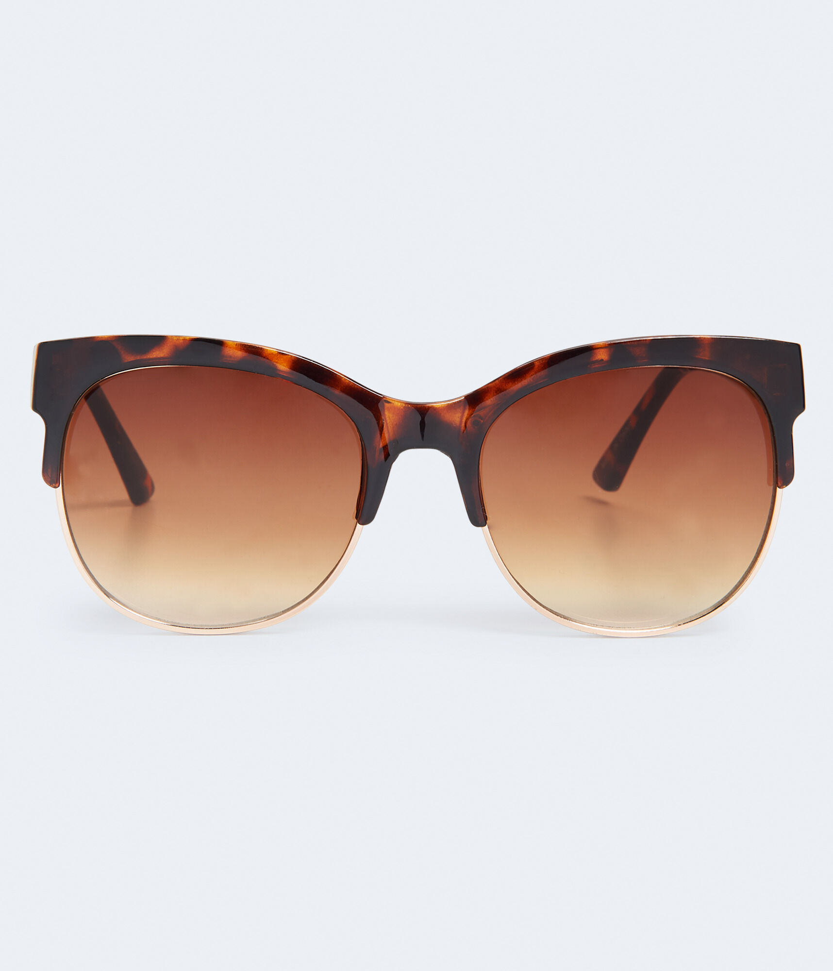 Солнцезащитные очки Clubmax черепаховой расцветки Aeropostale, коричневый