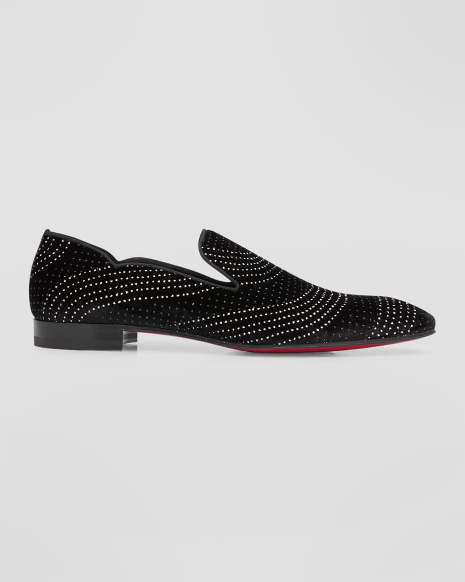 

Мужские бархатные лоферы с красной подошвой Dandy Chick Christian Louboutin