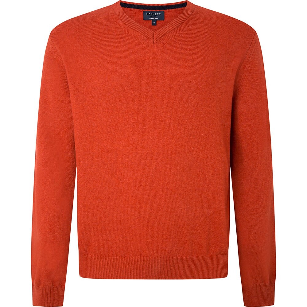 

Свитер Hackett Merino V Neck, оранжевый