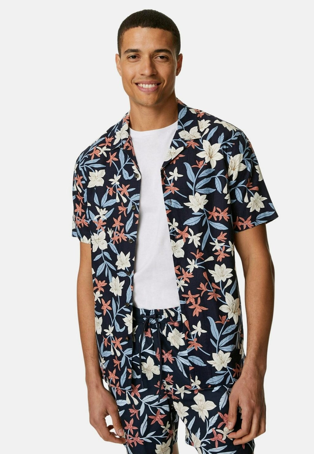 

Рубашка Marks & Spencer, темно-синий