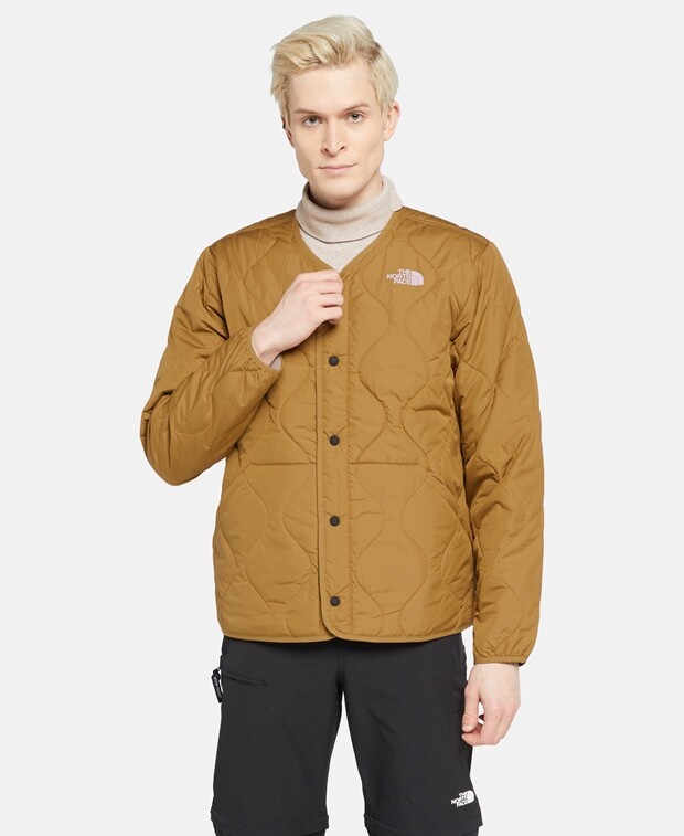 

Стеганая куртка The North Face, тан
