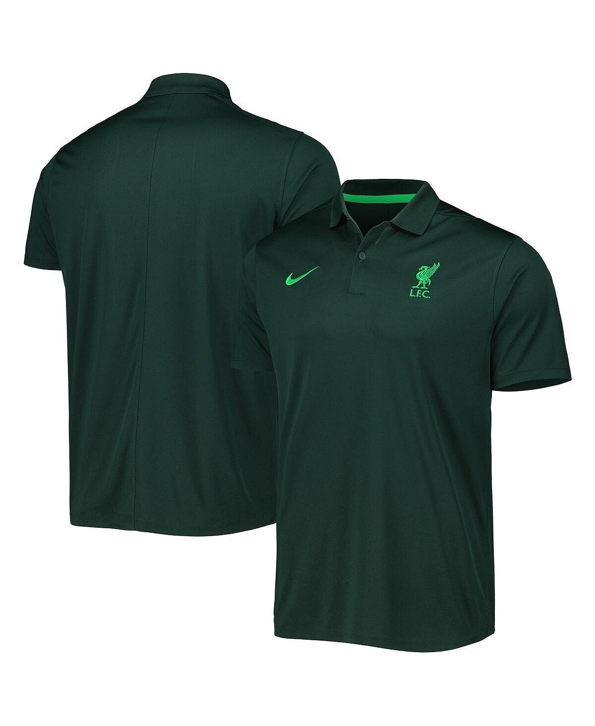 Мужская зеленая рубашка-поло Liverpool Victory Nike