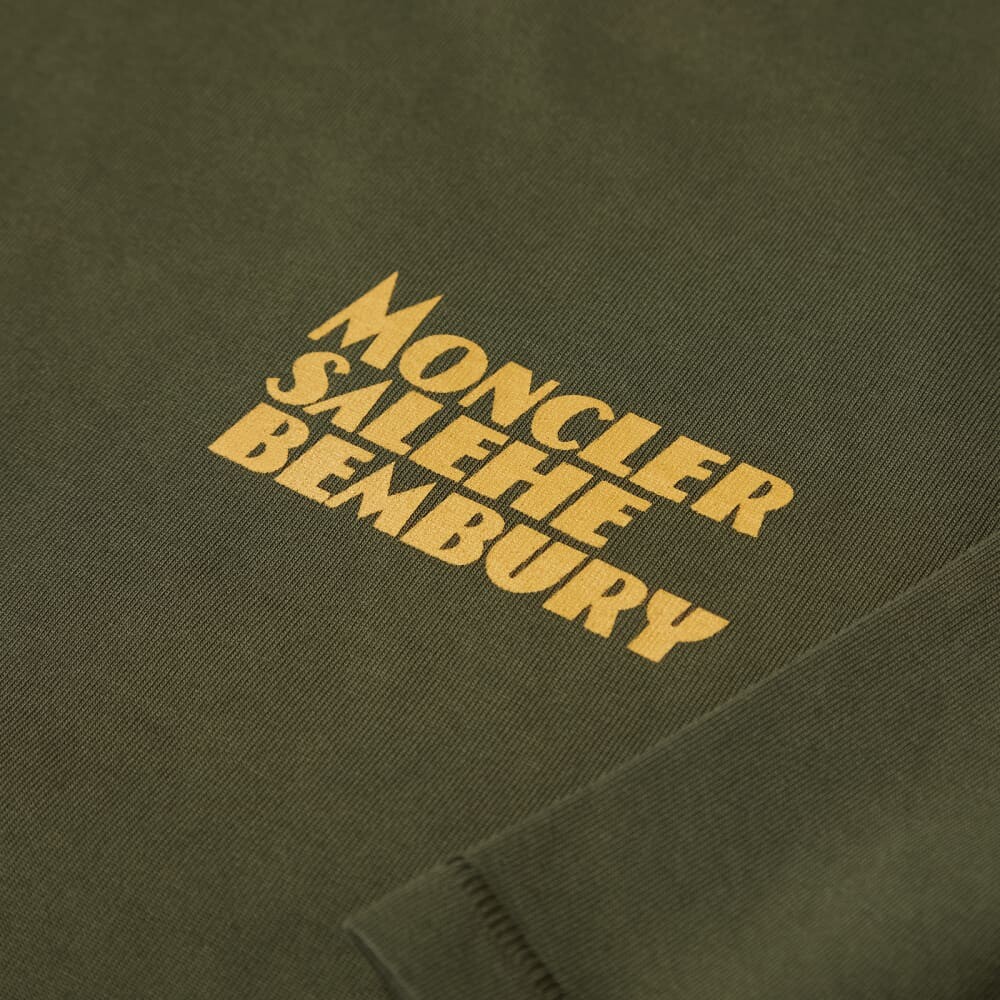 

Футболка Moncler Genius x Salehe Bembury, хаки