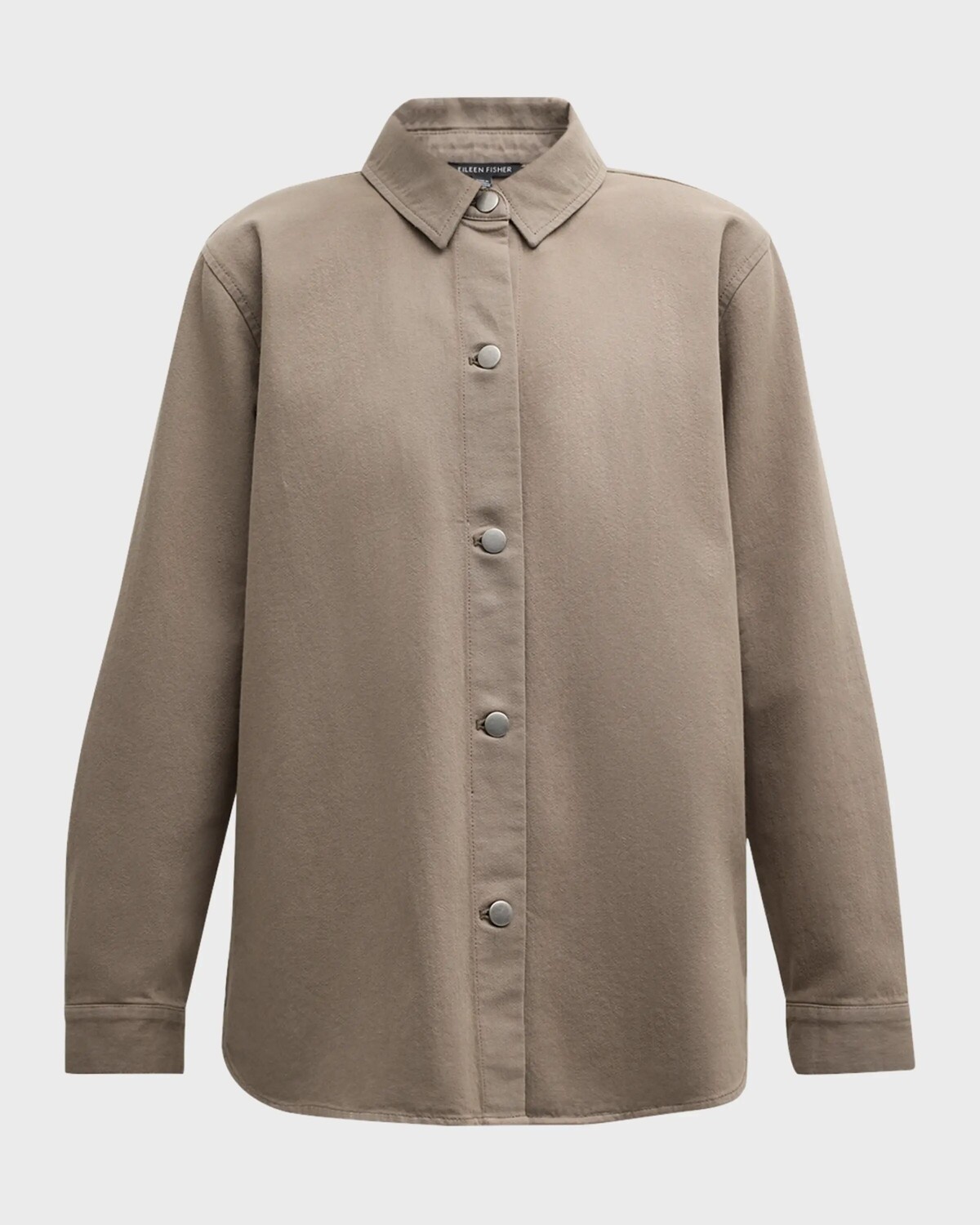 

Практичная куртка из органического хлопка Eileen Fisher, цвет Reed