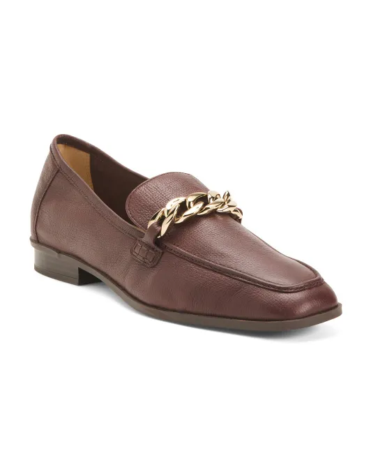 

Кожаные лоферы Sarafyna Iris Clarks, цвет Burgundy