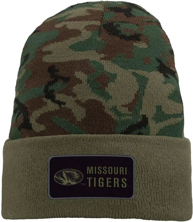 

Мужская камуфляжная вязаная шапка в стиле милитари Nike Missouri Tigers