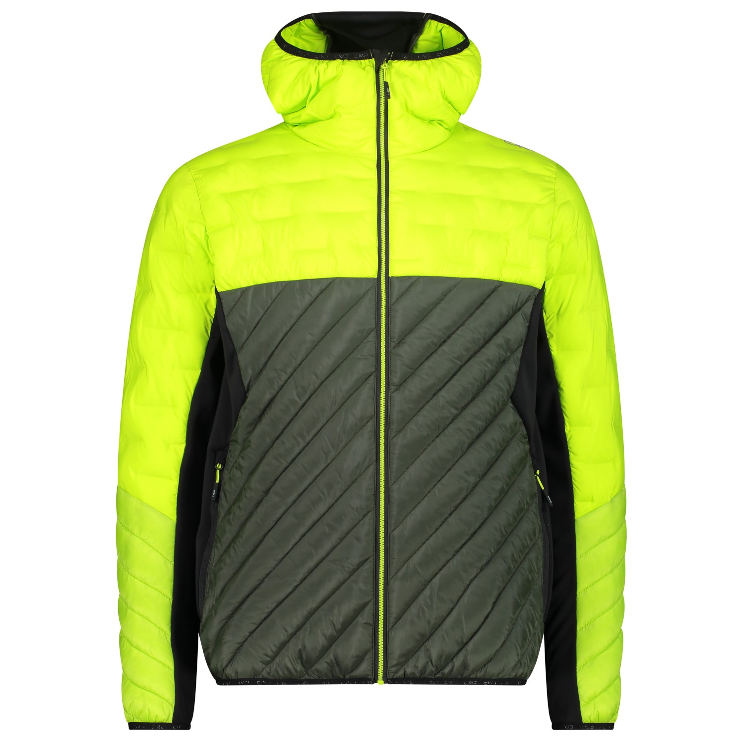 Куртка из синтетического волокна Cmp Jacket Hybrid Fix Hood Mini Ripstop, цвет Acido