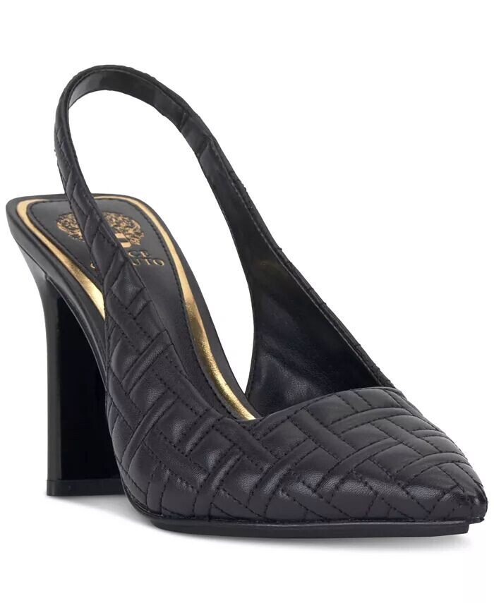 

Женские стеганые туфли-лодочки Baneet с открытой пяткой Vince Camuto, черный