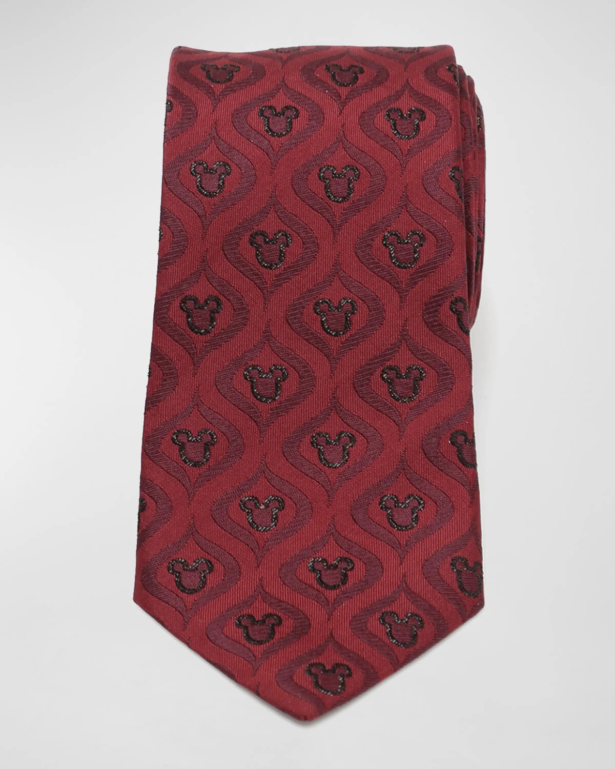 

Мужской шелковый галстук с Микки Маусом Cufflinks Inc., цвет Maroon