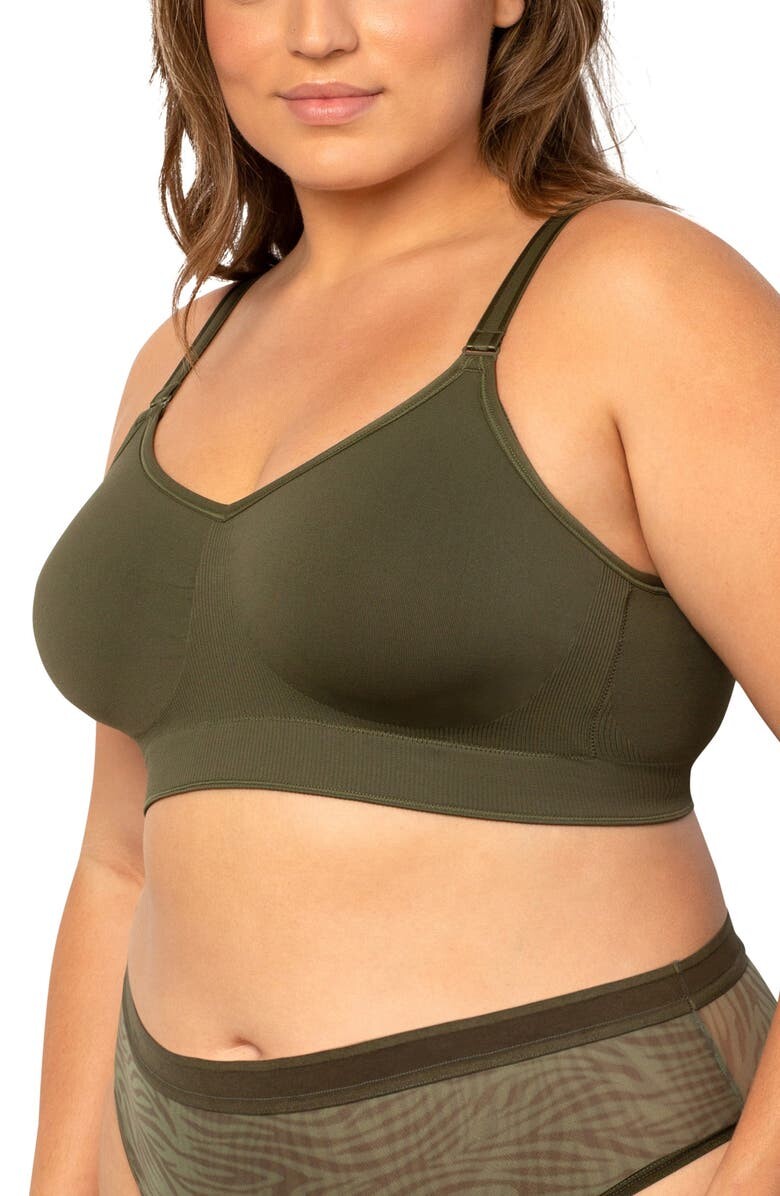 

Гладкий бесшовный бюстгальтер без косточек Comfort CURVY COUTURE