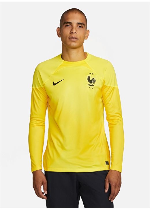 цена Желтая мужская толстовка с круглым вырезом Nike