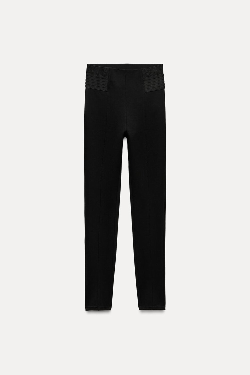 

Леггинсы с эластичными боковыми вставками ZARA, черный