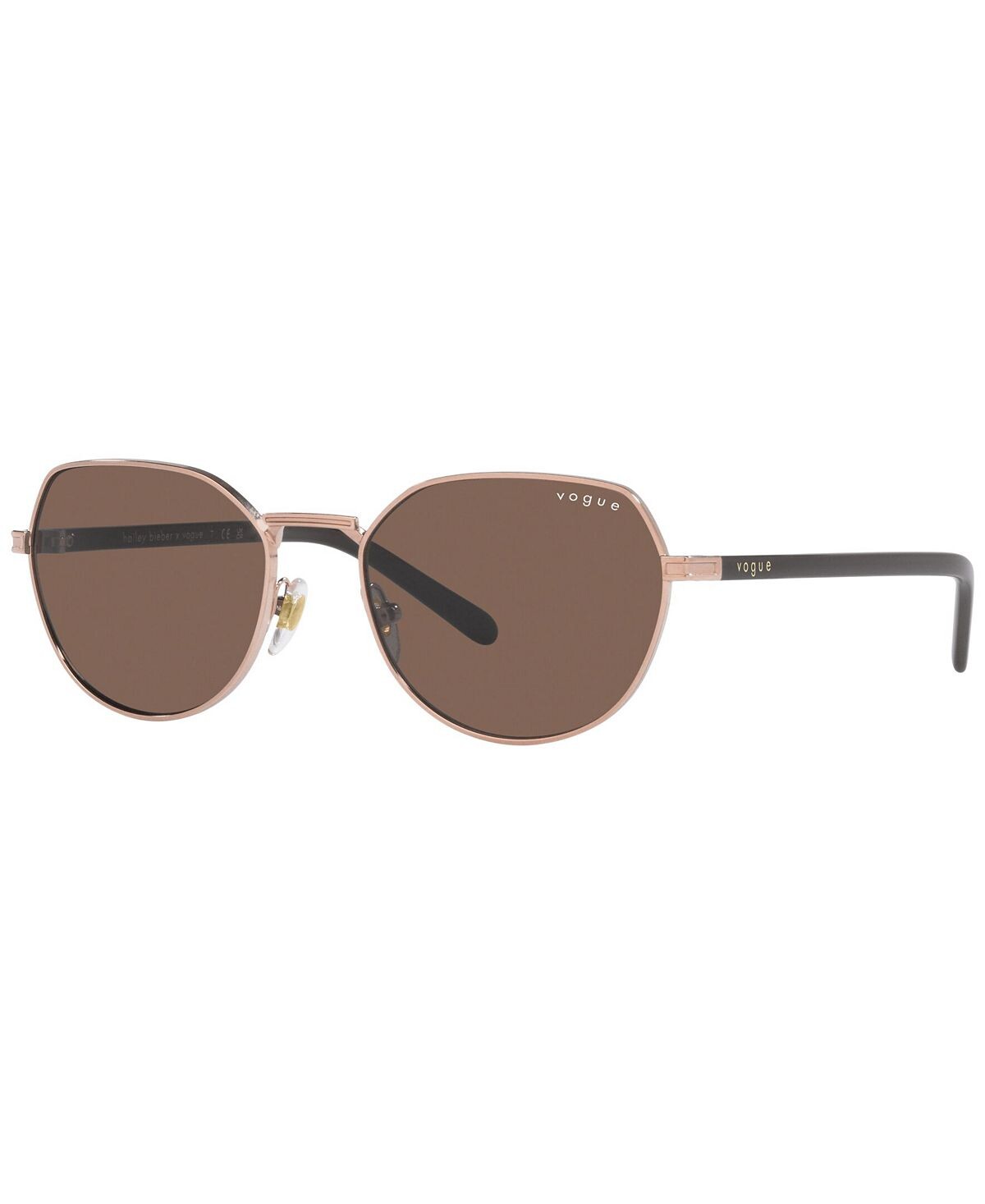 

Женские солнцезащитные очки Hailey Bieber x Vogue Eyewear, VO4242S 53, золотой