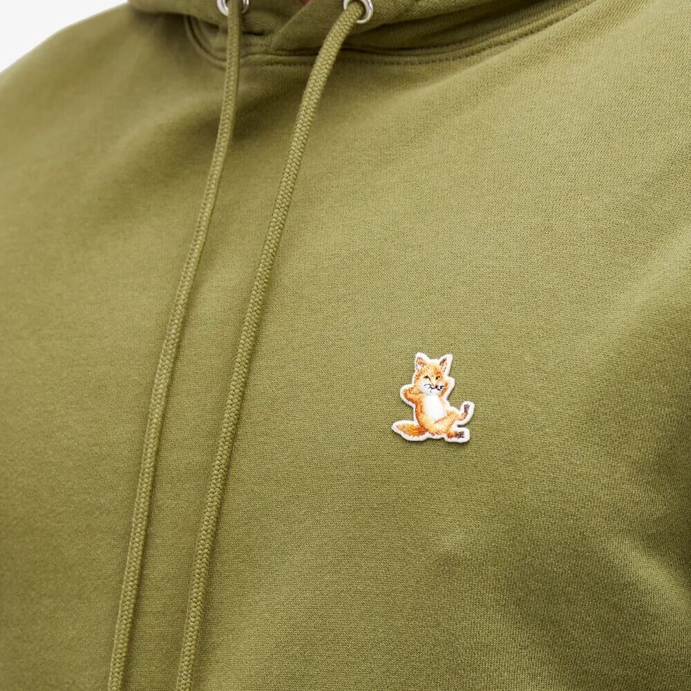 

Maison Kitsune Толстовка Chillax с лисой нашивкой обычного размера, зеленый