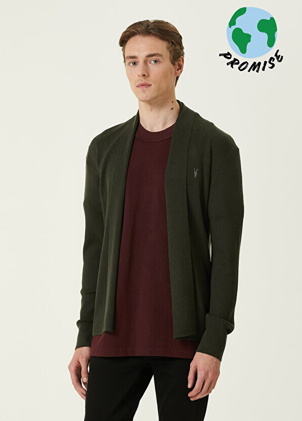 

Трикотажный кардиган цвета хаки mode AllSaints