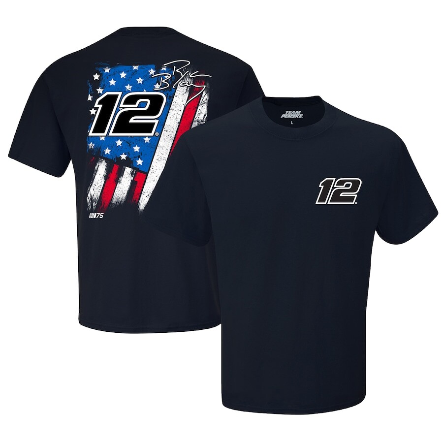

Футболка с коротким рукавом Team Penske Ryan Blaney, нави