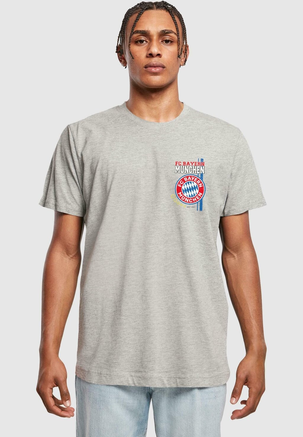 

Team Round Neck FC Bayern München, цвет heather grey