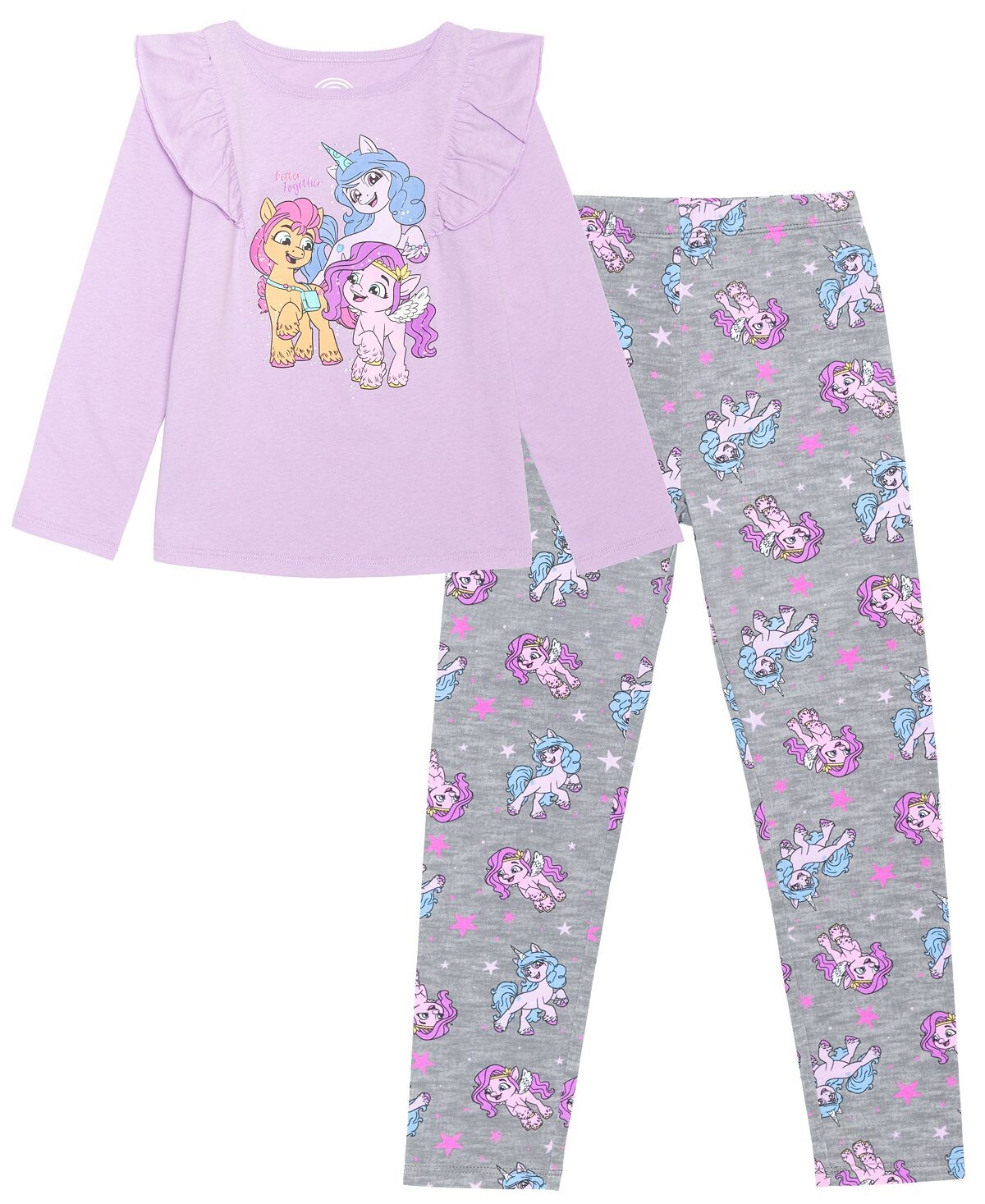 

Топ и леггинсы с длинными рукавами Little Girls Better, комплект из 2 предметов My Little Pony