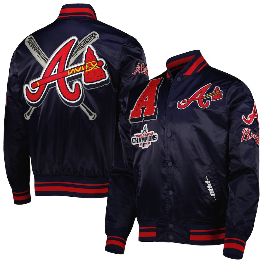 

Куртка Pro Standard Atlanta Braves, нави