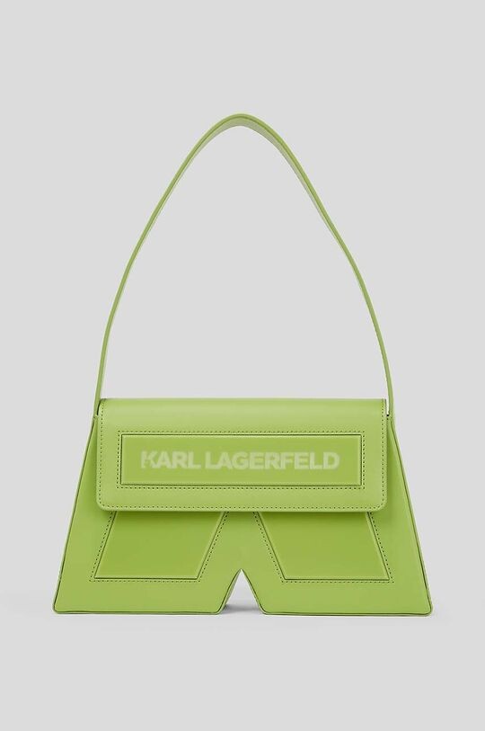 

Кожаная сумка ICON K SHB LEATHER Karl Lagerfeld, зеленый