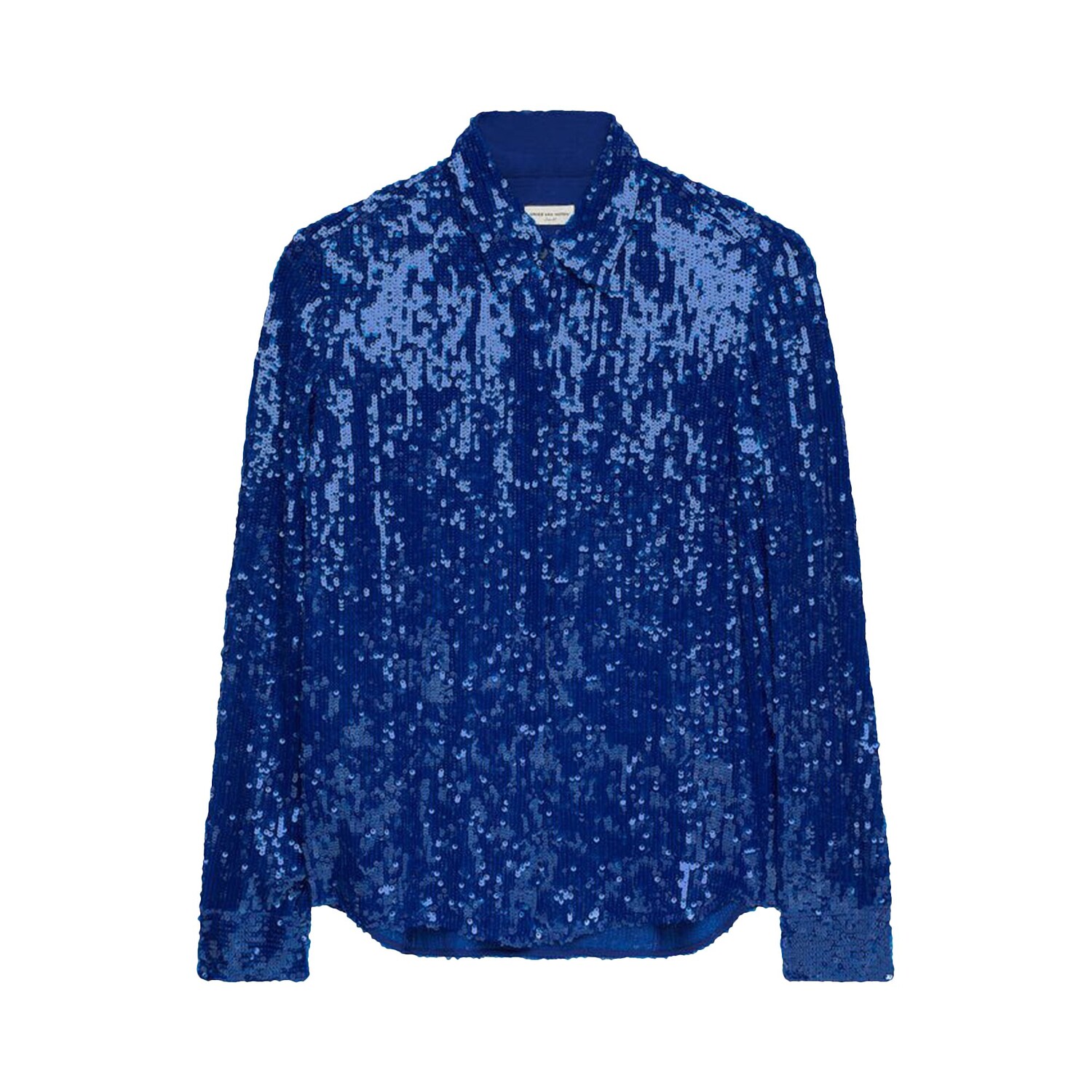 

Рубашка с украшением Dries Van Noten Chow, цвет Синий