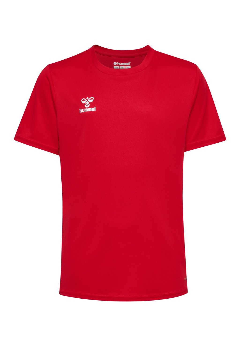 Футболка базовая ESSENTIAL SS Hummel, цвет true red футболка базовая texas city mcs цвет true red