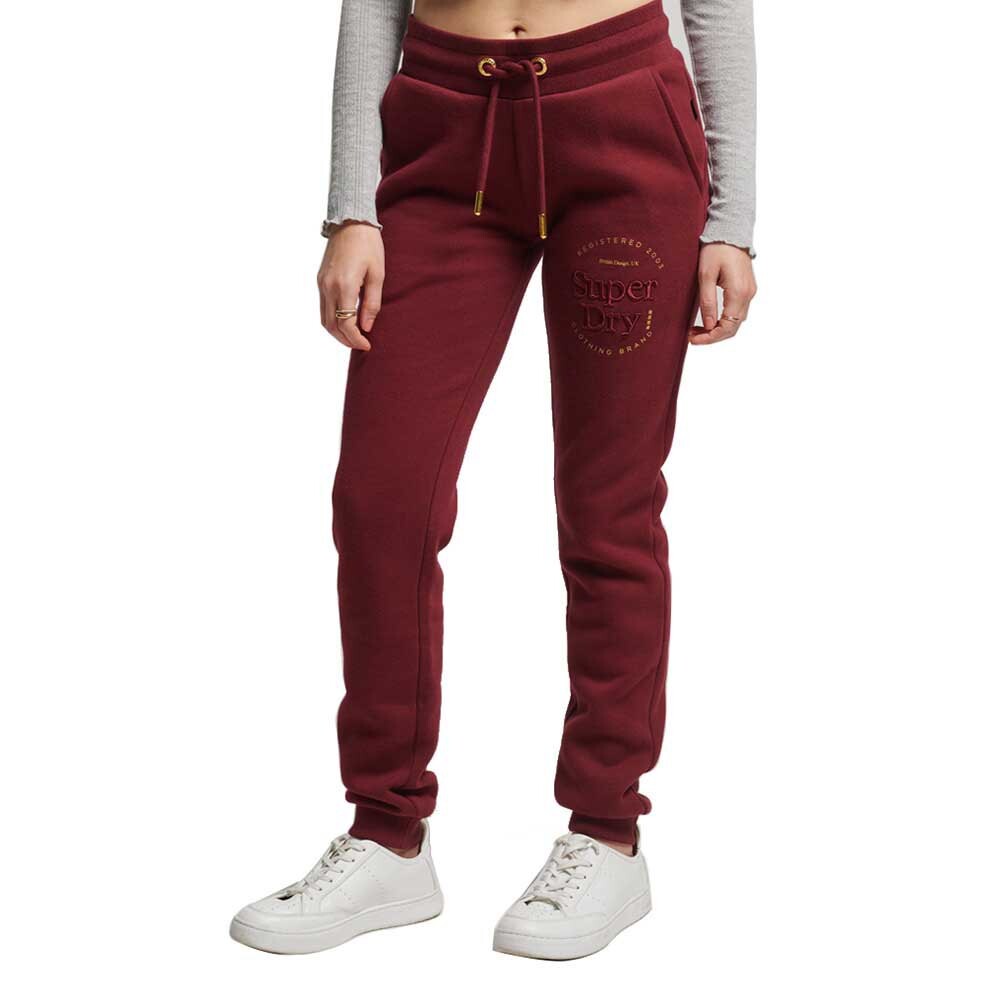 

Джоггеры Superdry Established, красный
