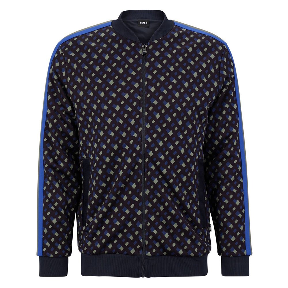 

Толстовка BOSS Skiles 64 10249304 01 Full Zip, синий