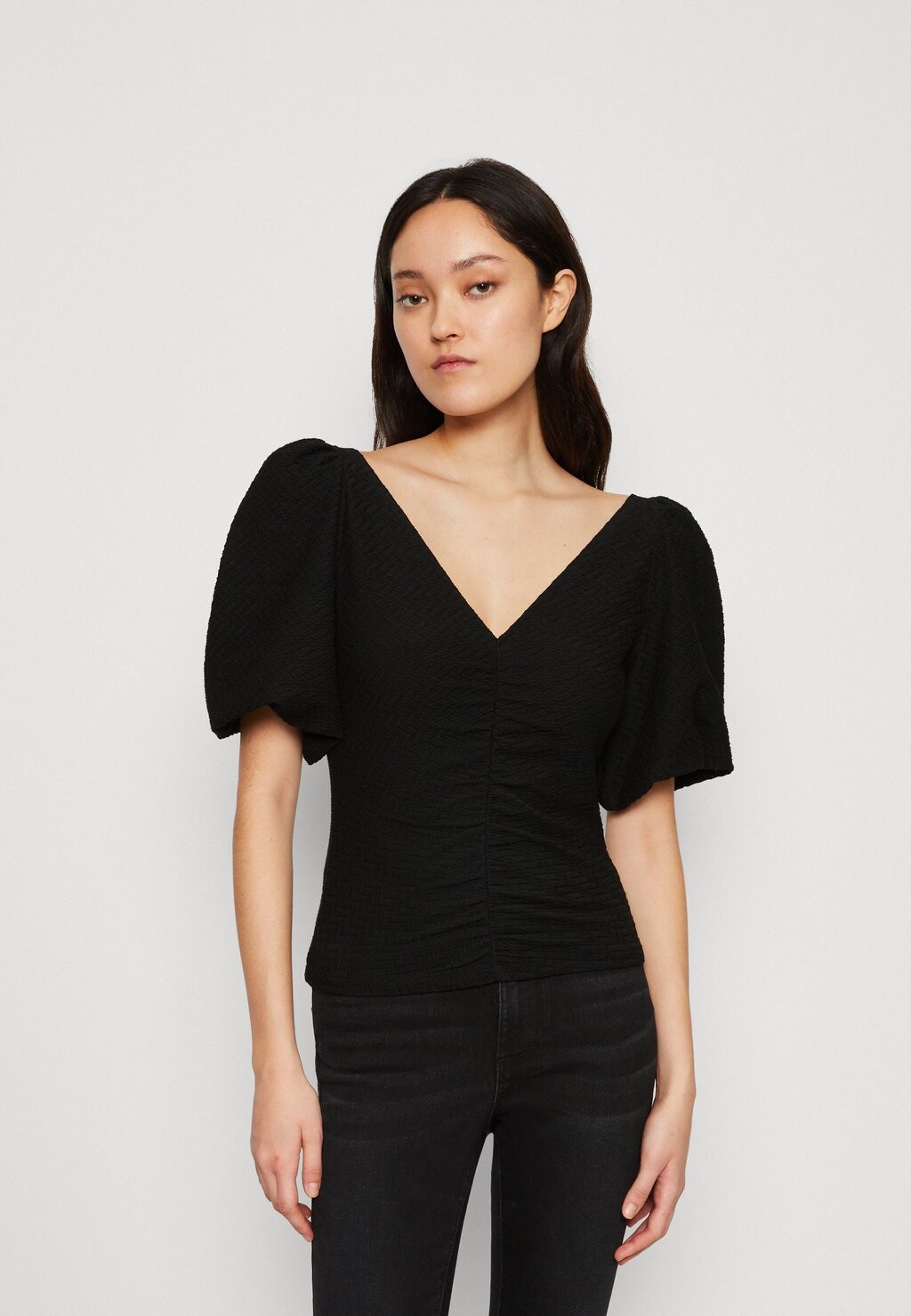 

Футболка с принтом Free People, черный