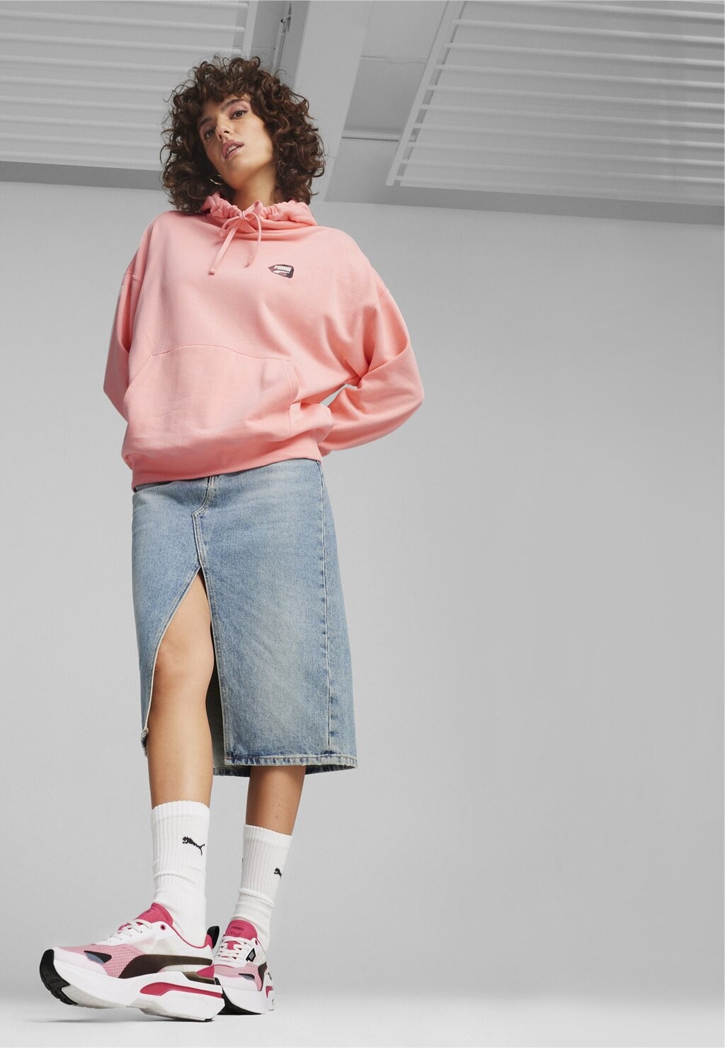 

Кроссовки низкие KOSMO RIDER Puma, цвет white garnet rose